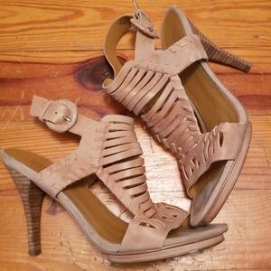 Leather Nine West Heels